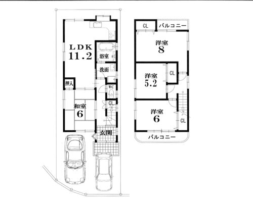 尖山　間取り図